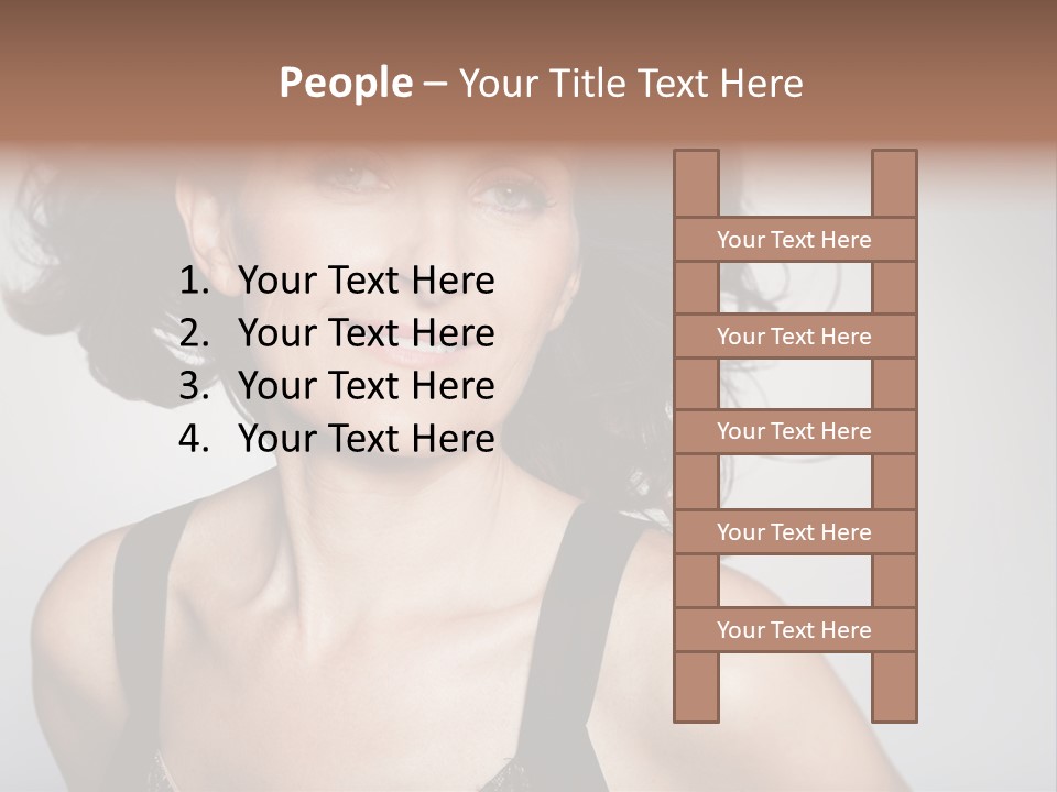 Hand  Lady PowerPoint Template