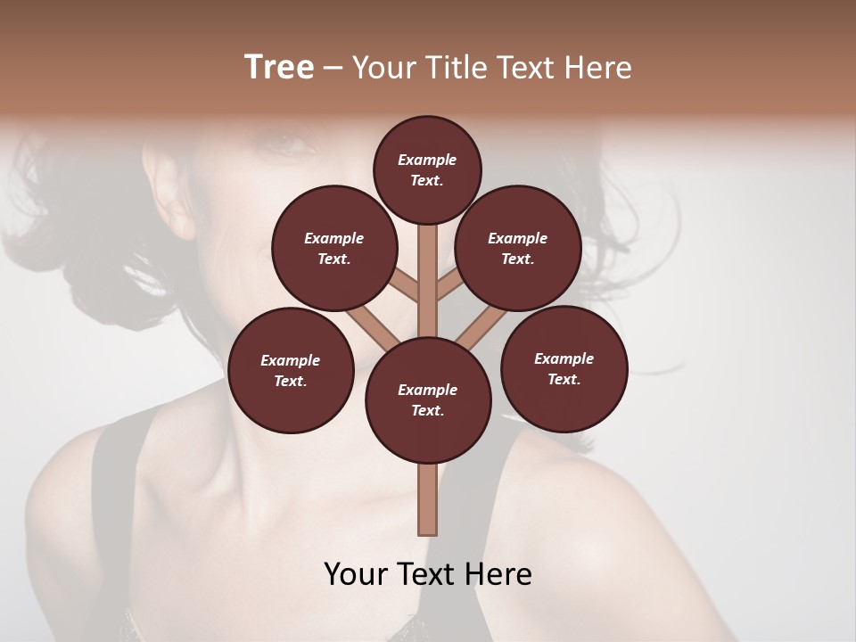 Hand  Lady PowerPoint Template