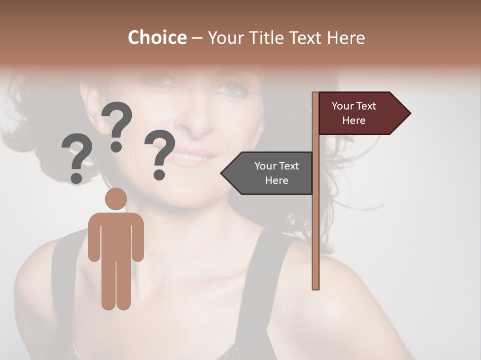 Hand  Lady PowerPoint Template