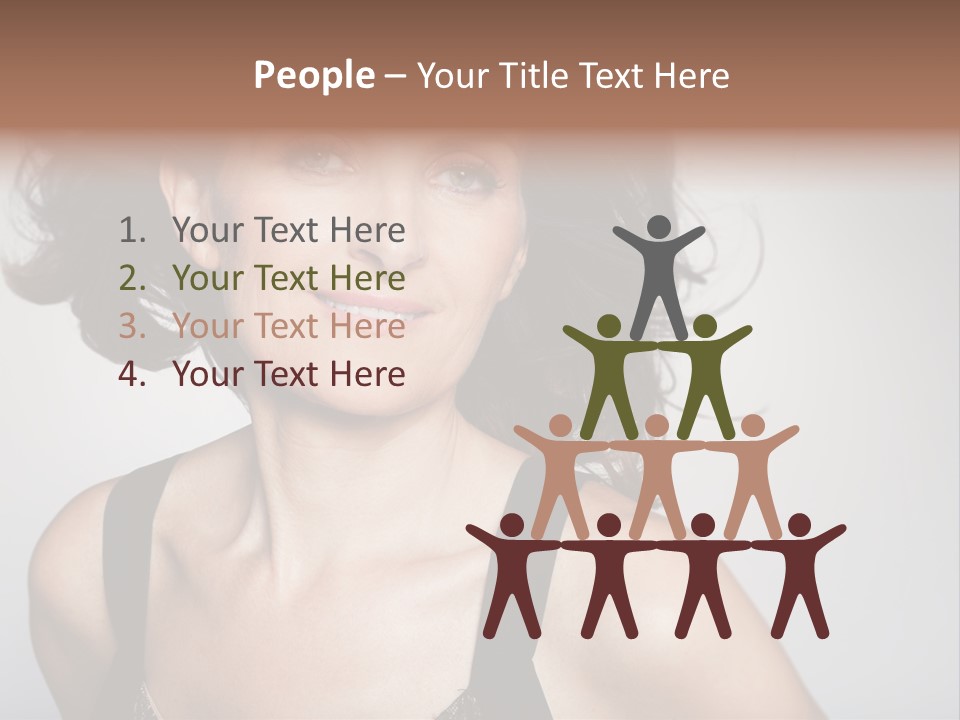 Hand  Lady PowerPoint Template