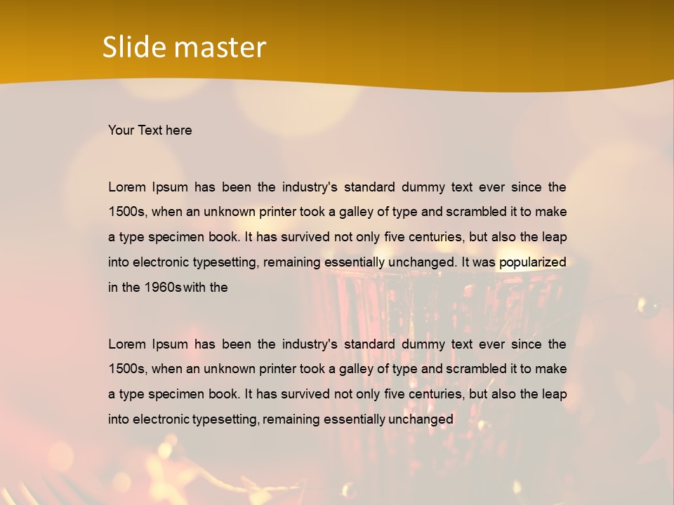 Sparkling Festive Shiny PowerPoint Template