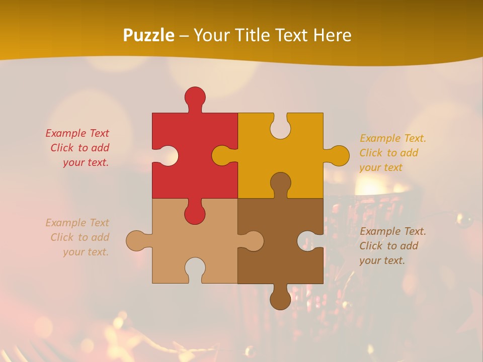 Sparkling Festive Shiny PowerPoint Template