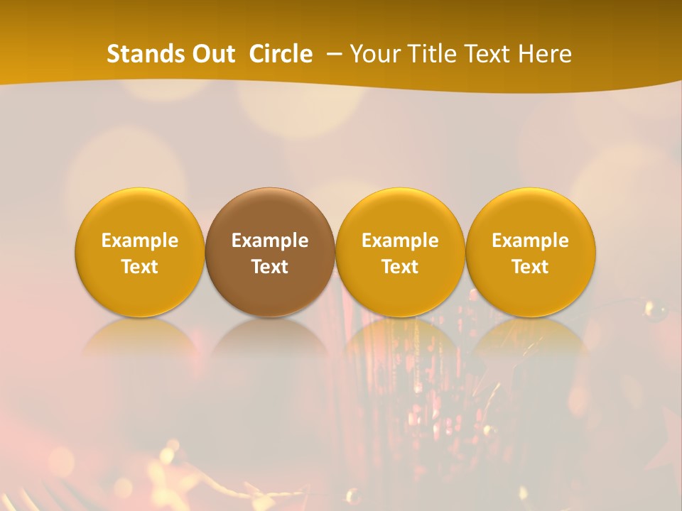 Sparkling Festive Shiny PowerPoint Template