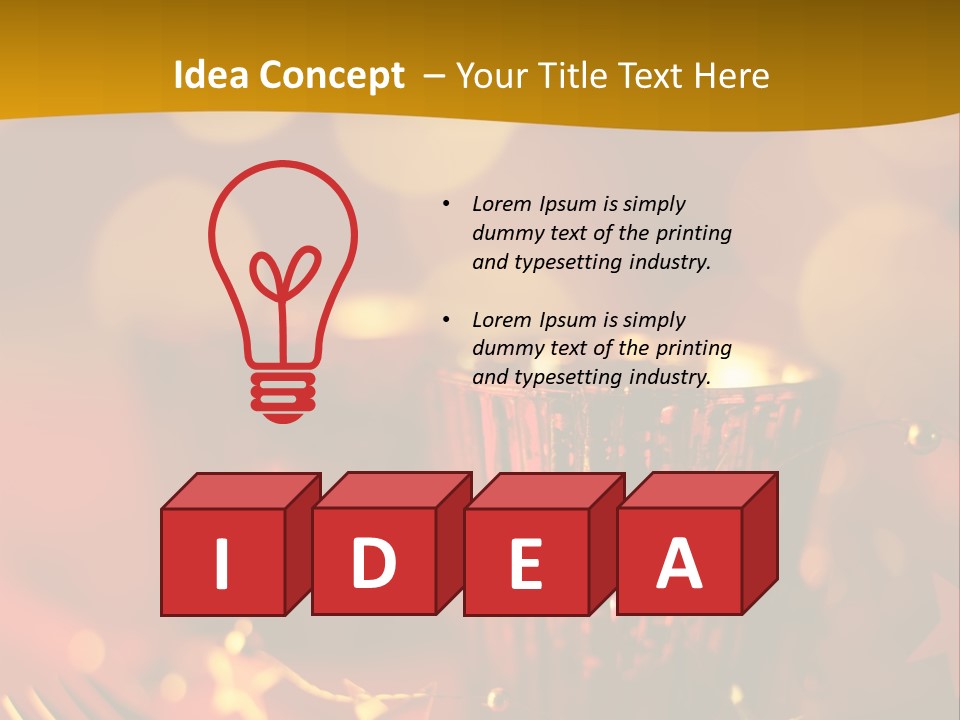 Sparkling Festive Shiny PowerPoint Template