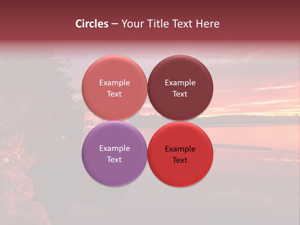 Unique Building Wallpapers Cottages PowerPoint Template