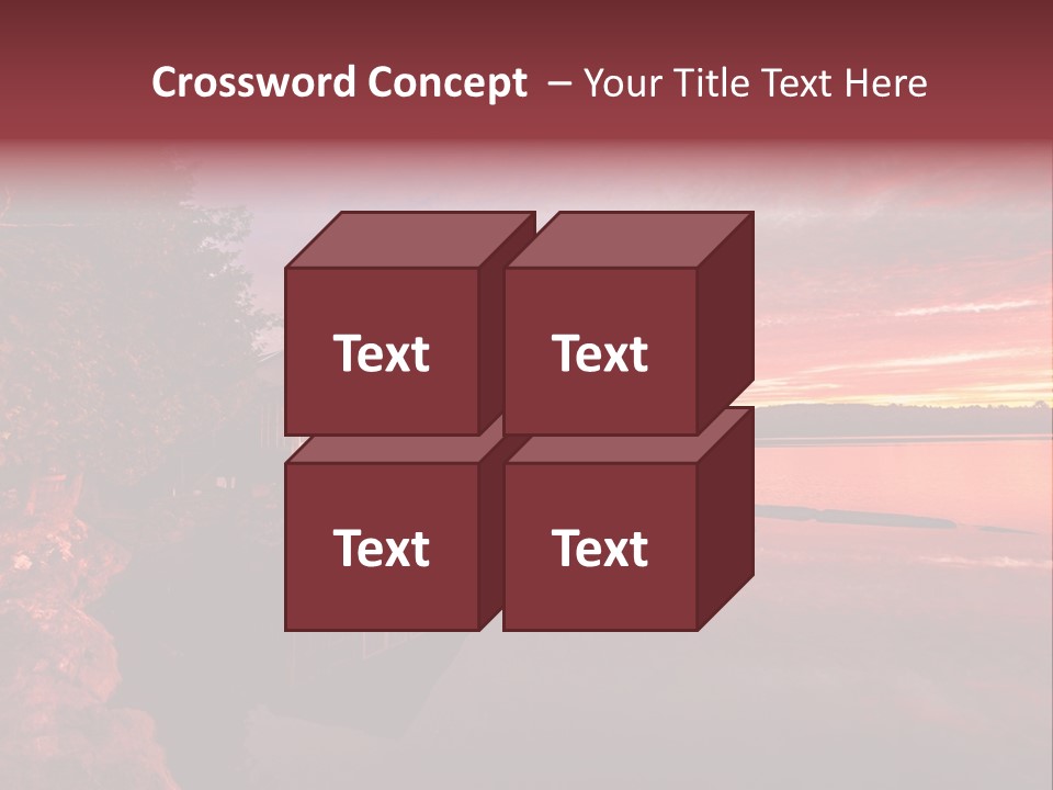 Unique Building Wallpapers Cottages PowerPoint Template