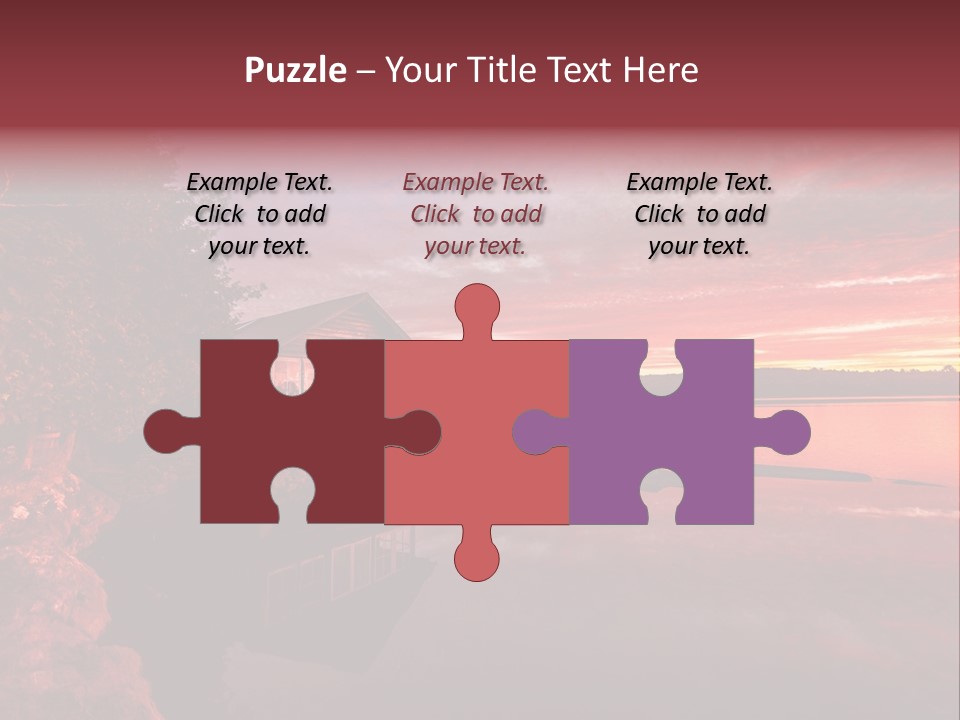 Unique Building Wallpapers Cottages PowerPoint Template