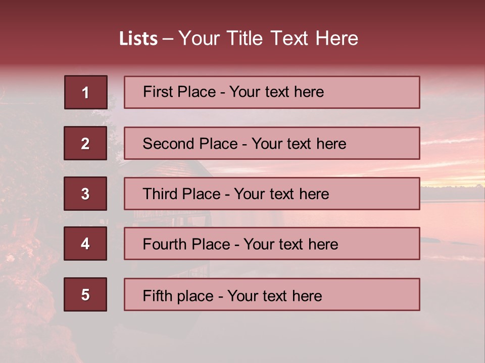 Unique Building Wallpapers Cottages PowerPoint Template
