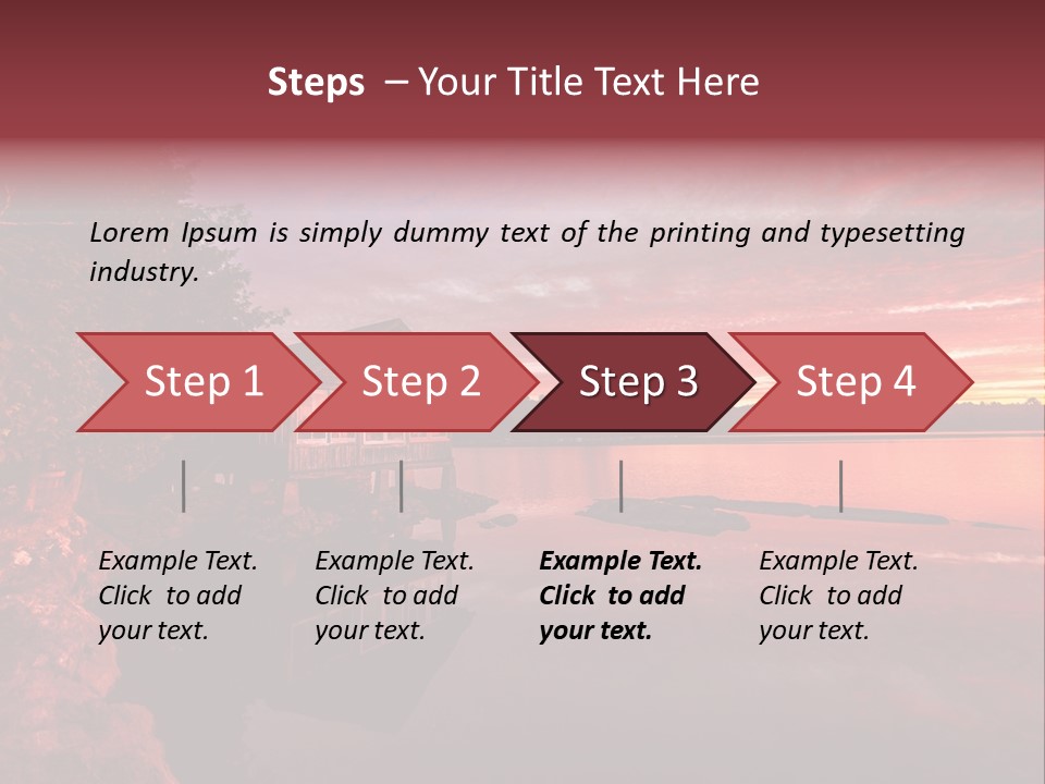 Unique Building Wallpapers Cottages PowerPoint Template