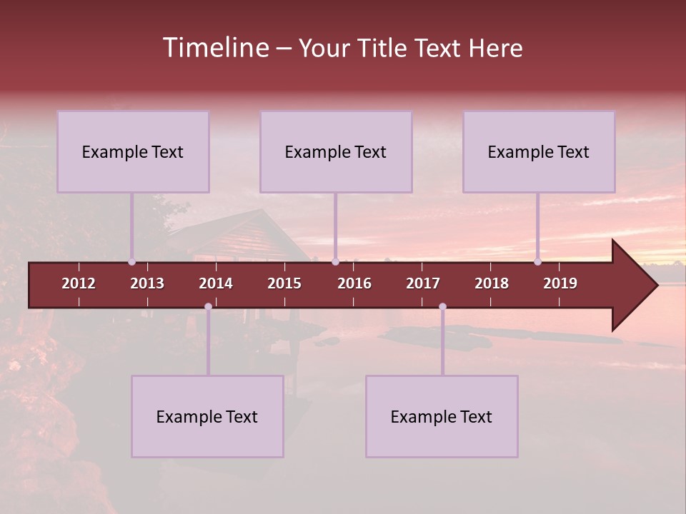 Unique Building Wallpapers Cottages PowerPoint Template