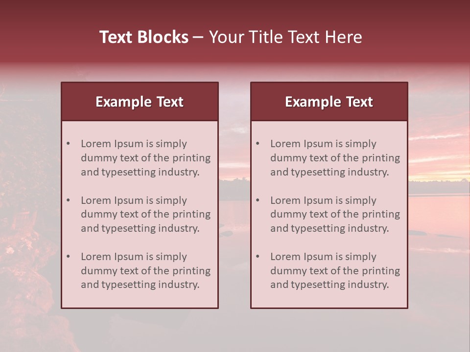 Unique Building Wallpapers Cottages PowerPoint Template