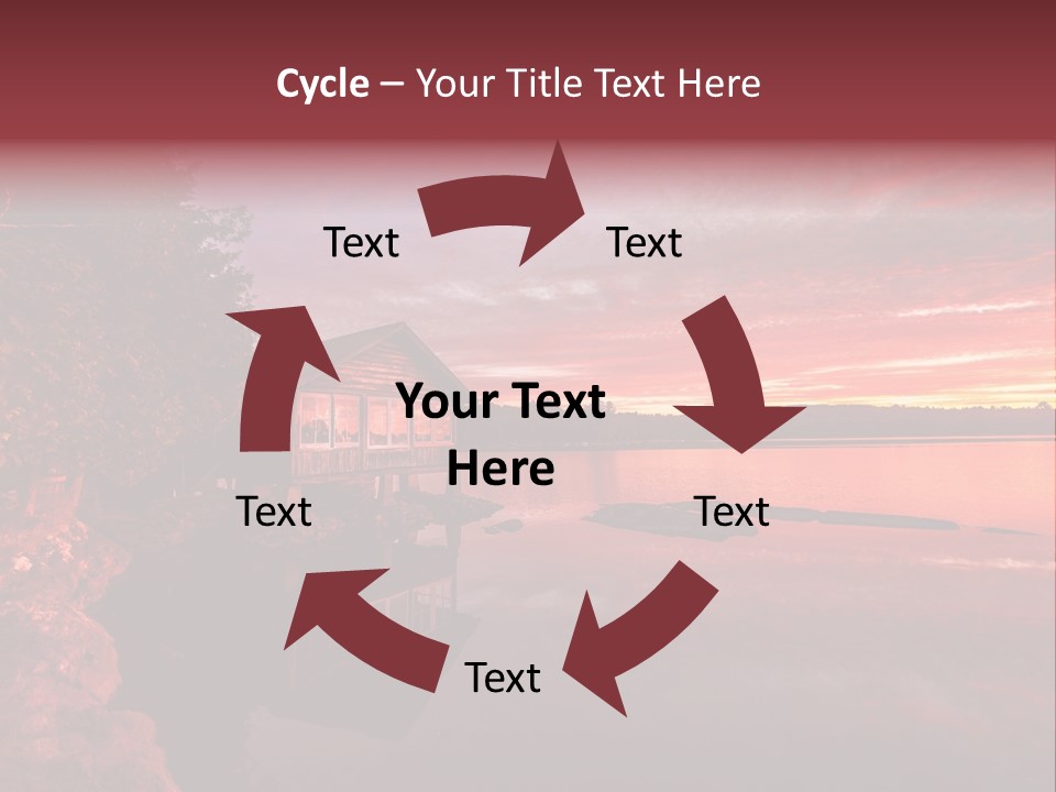 Unique Building Wallpapers Cottages PowerPoint Template