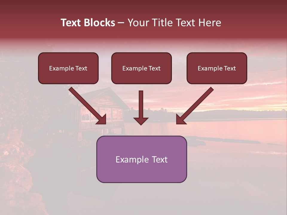 Unique Building Wallpapers Cottages PowerPoint Template