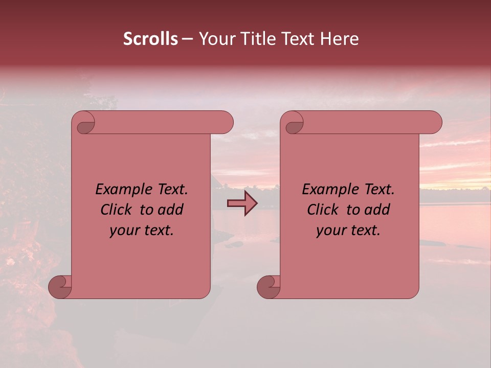 Unique Building Wallpapers Cottages PowerPoint Template
