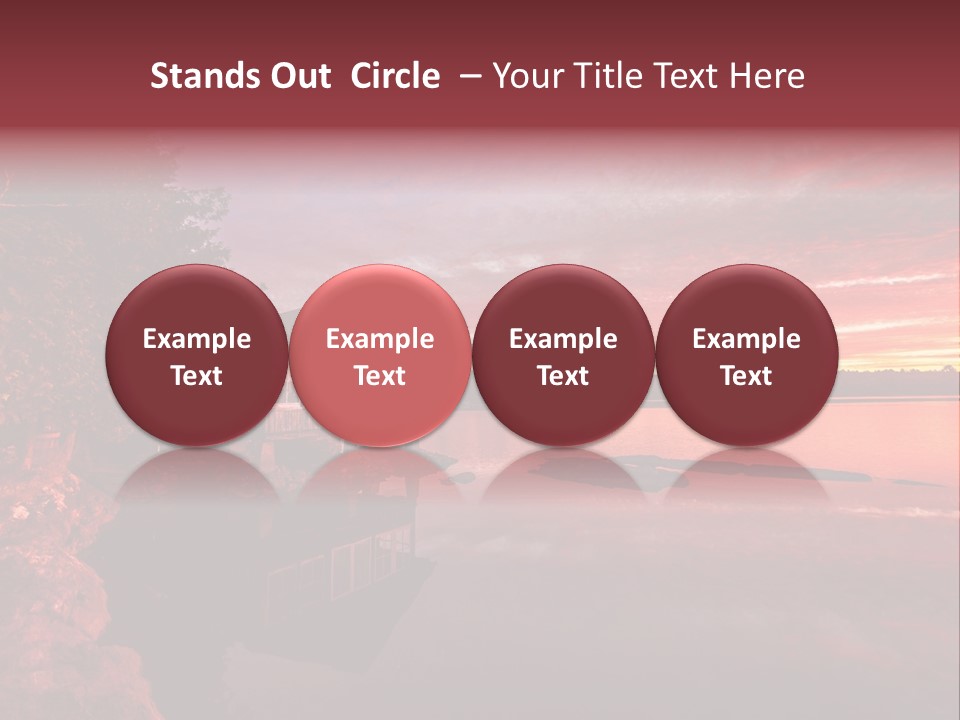 Unique Building Wallpapers Cottages PowerPoint Template