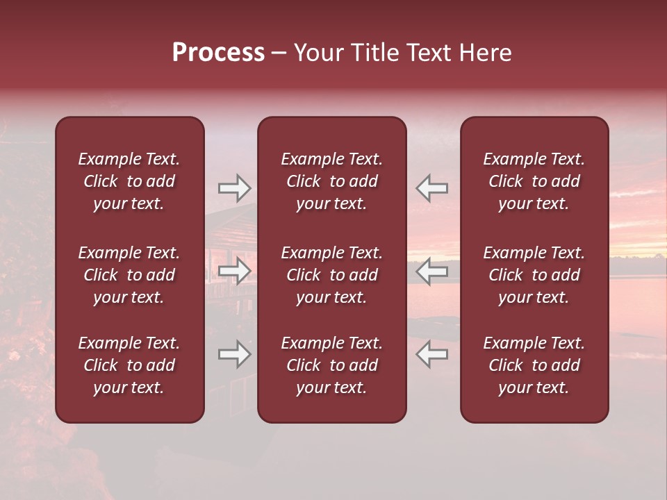 Unique Building Wallpapers Cottages PowerPoint Template