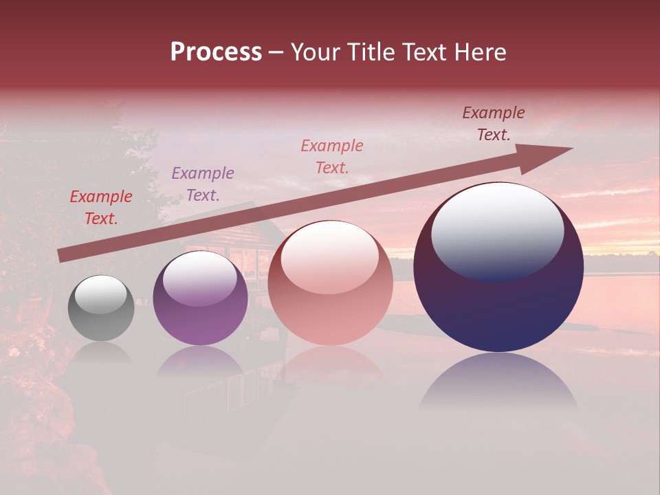 Unique Building Wallpapers Cottages PowerPoint Template