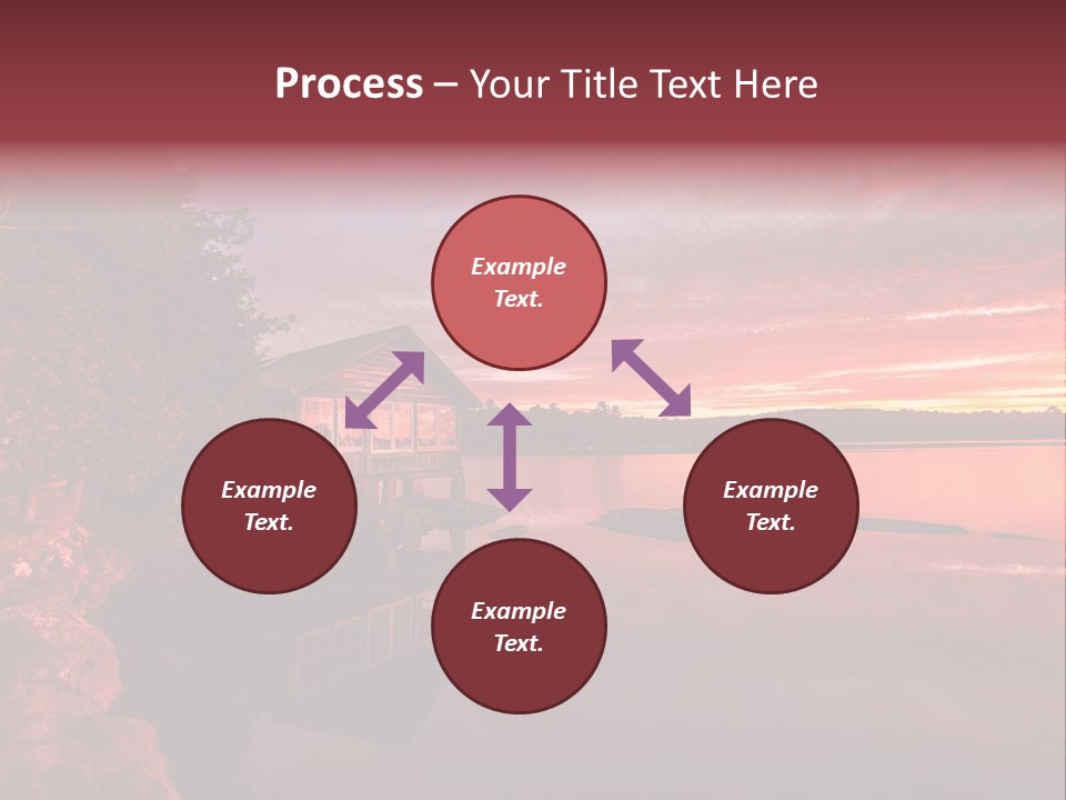 Unique Building Wallpapers Cottages PowerPoint Template