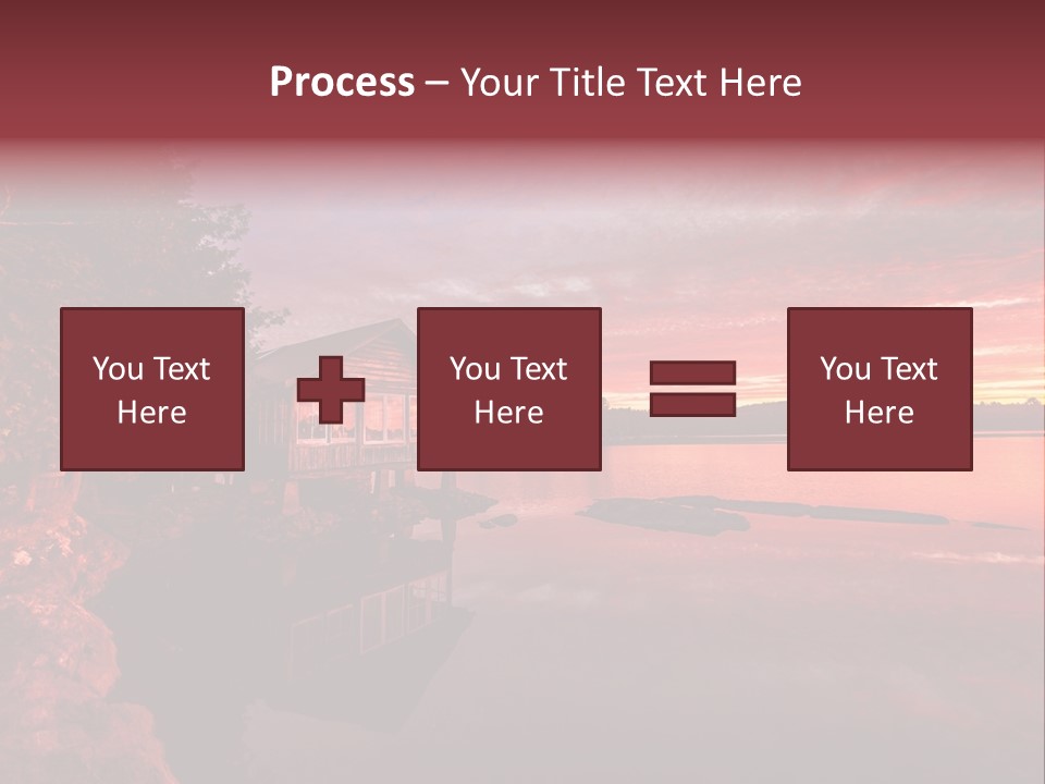 Unique Building Wallpapers Cottages PowerPoint Template