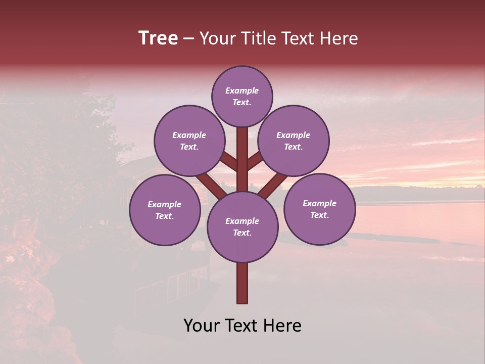 Unique Building Wallpapers Cottages PowerPoint Template