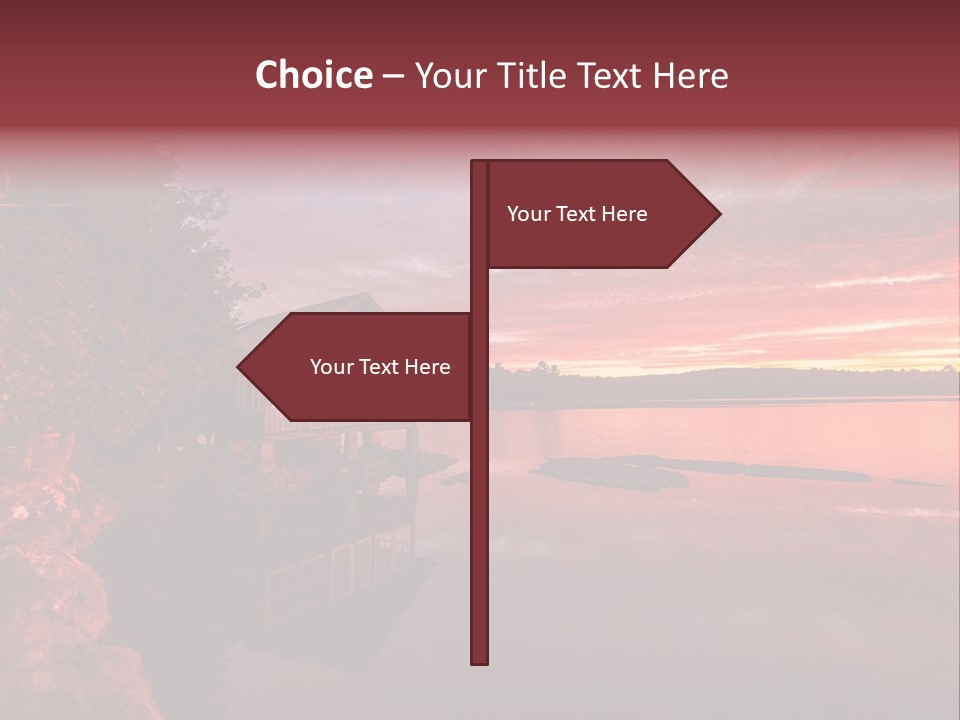 Unique Building Wallpapers Cottages PowerPoint Template