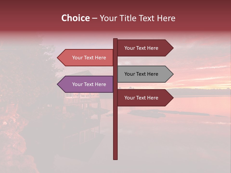 Unique Building Wallpapers Cottages PowerPoint Template