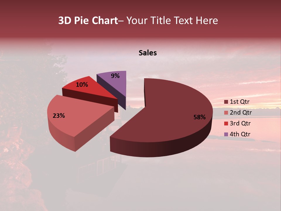 Unique Building Wallpapers Cottages PowerPoint Template