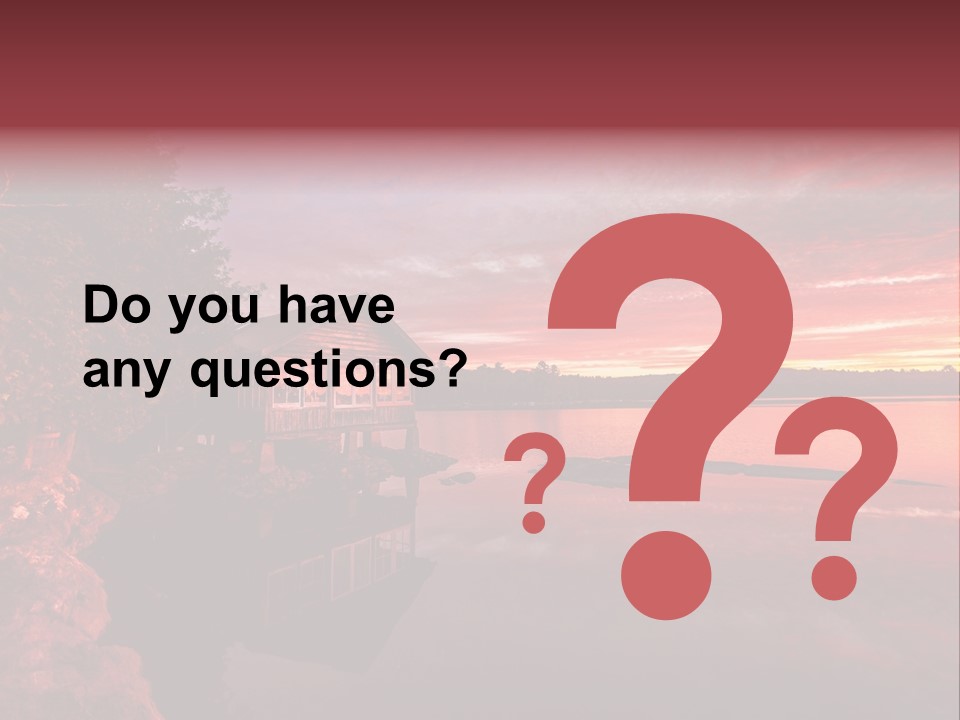 Unique Building Wallpapers Cottages PowerPoint Template