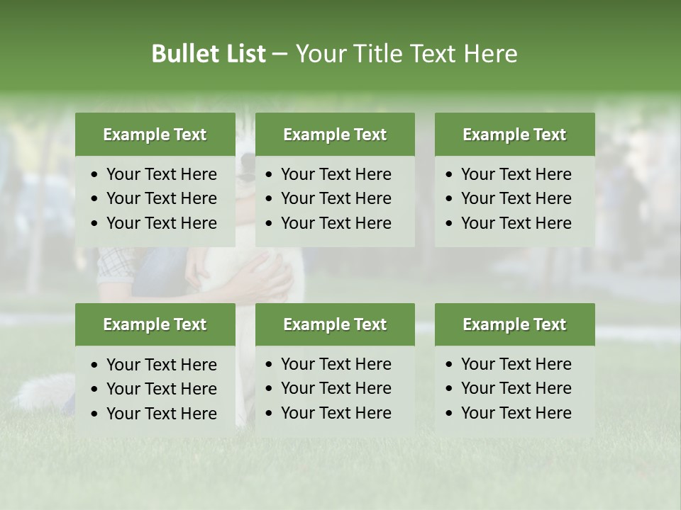 White Dog Day PowerPoint Template