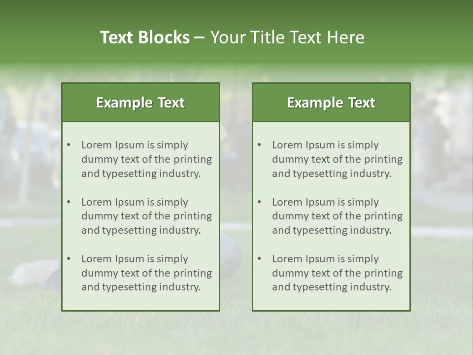 White Dog Day PowerPoint Template