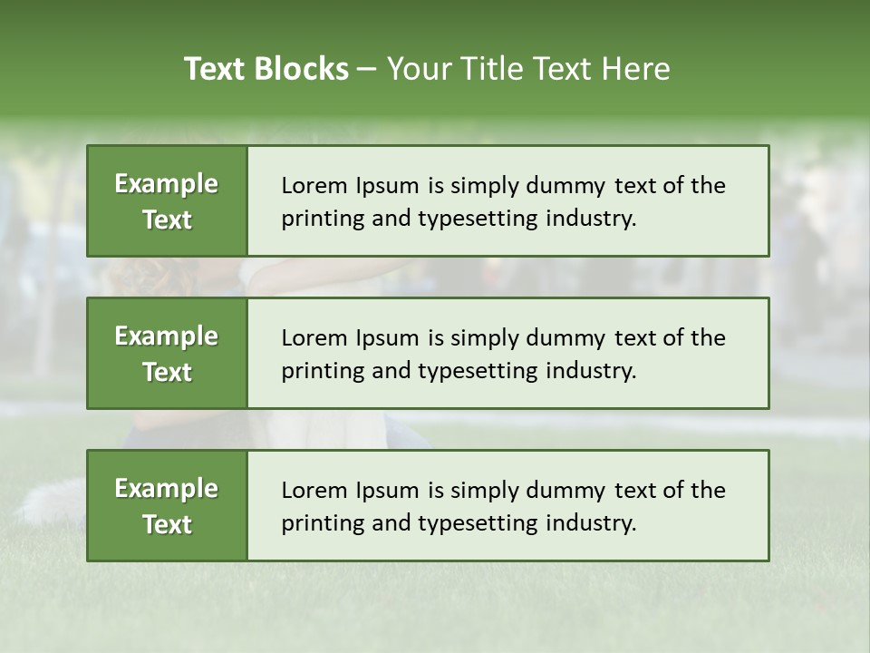 White Dog Day PowerPoint Template