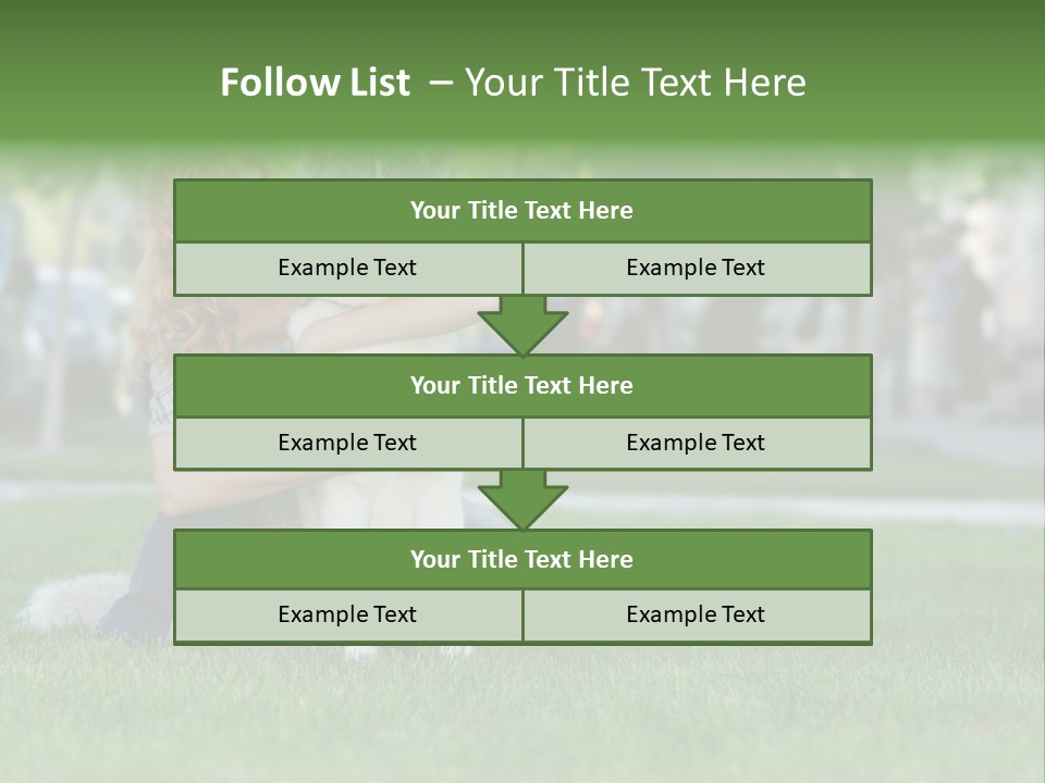 White Dog Day PowerPoint Template