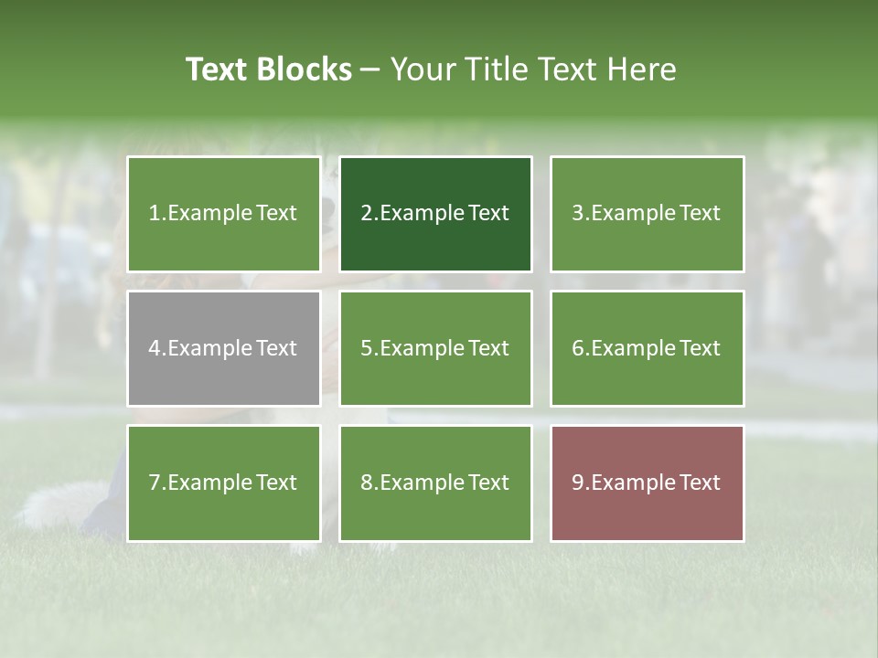 White Dog Day PowerPoint Template