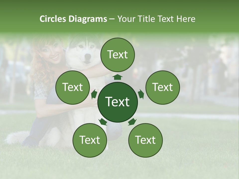 White Dog Day PowerPoint Template