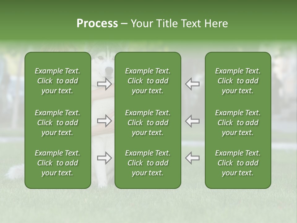 White Dog Day PowerPoint Template