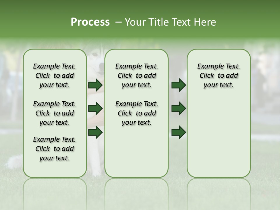 White Dog Day PowerPoint Template
