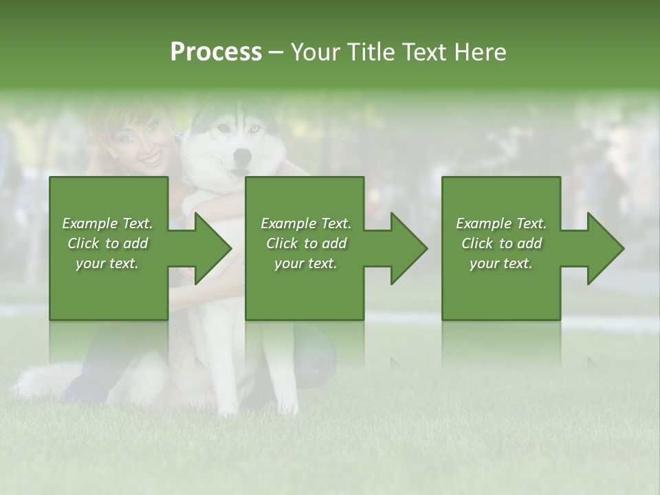 White Dog Day PowerPoint Template