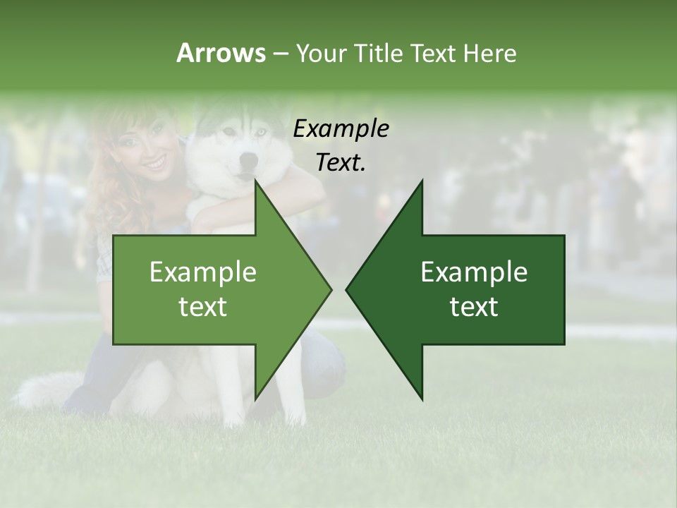 White Dog Day PowerPoint Template