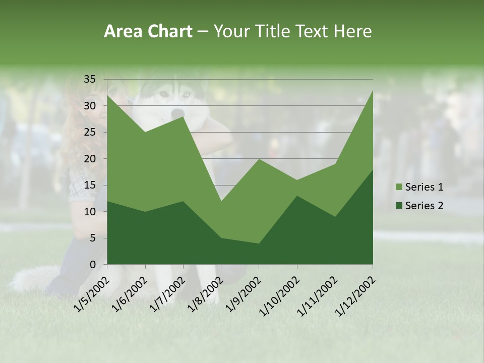 White Dog Day PowerPoint Template
