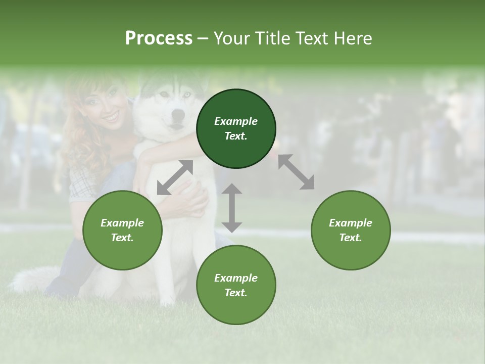 White Dog Day PowerPoint Template