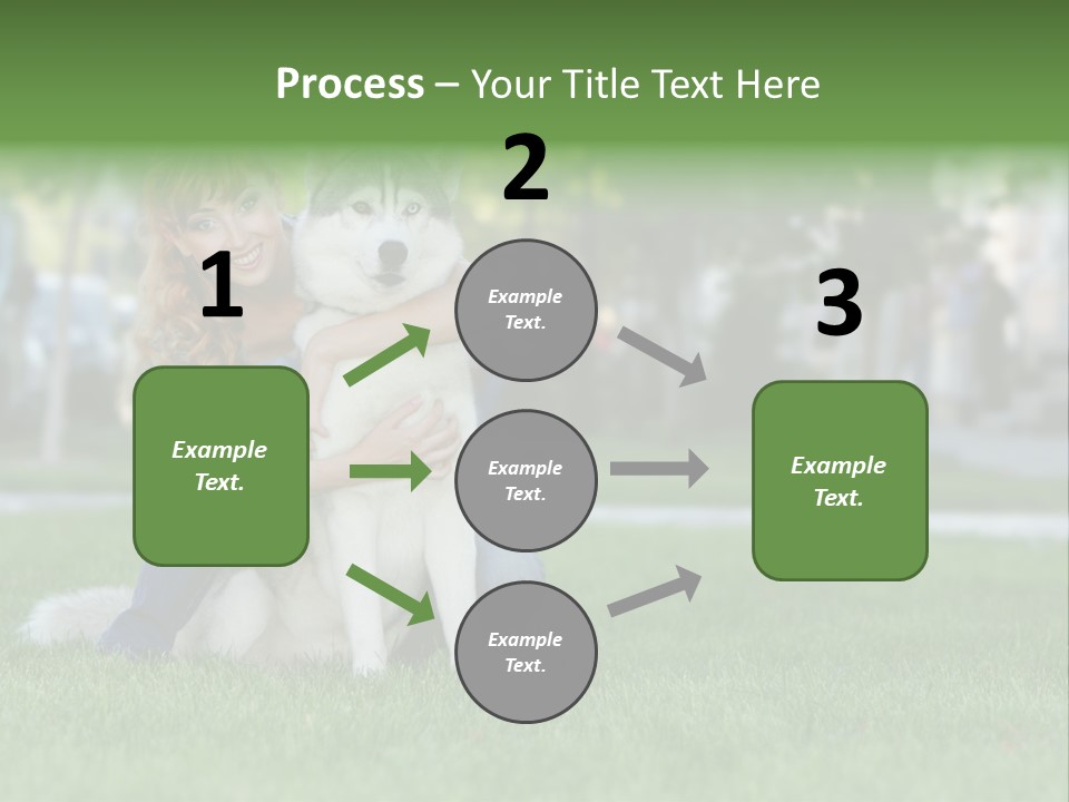 White Dog Day PowerPoint Template