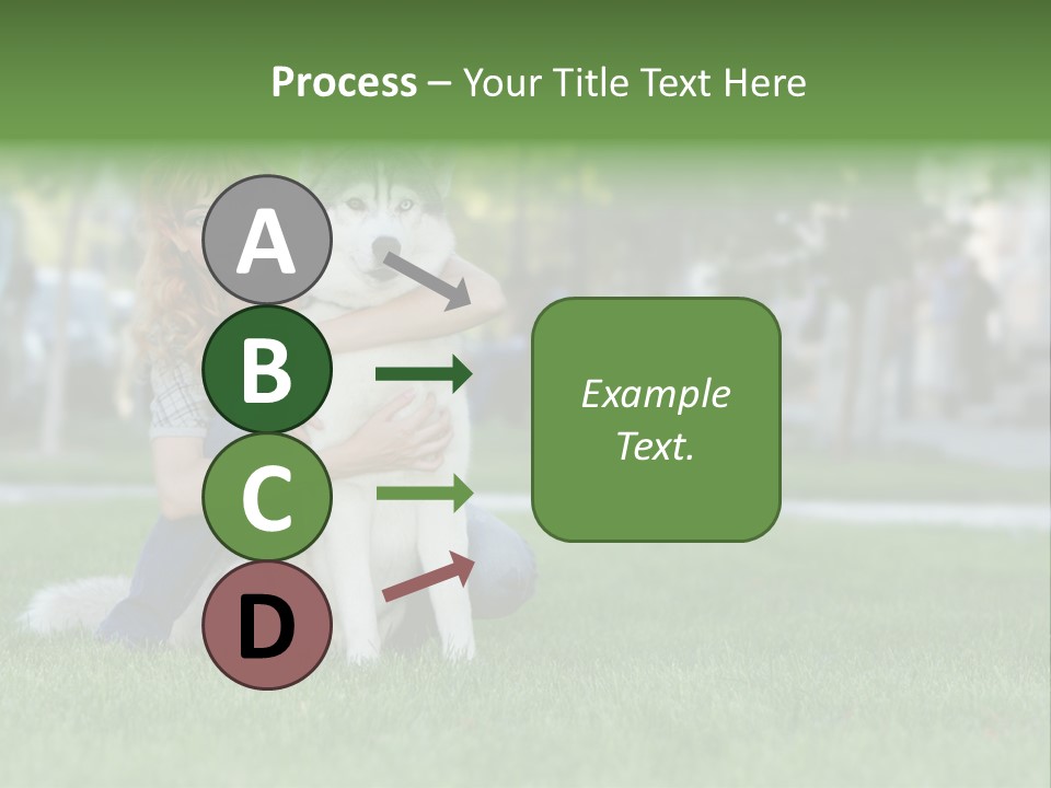 White Dog Day PowerPoint Template