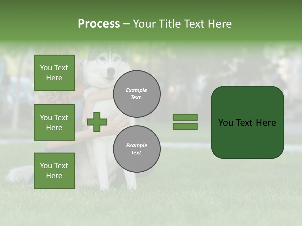 White Dog Day PowerPoint Template