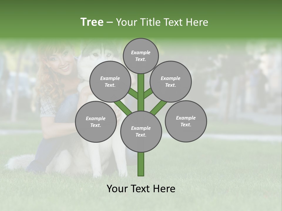 White Dog Day PowerPoint Template