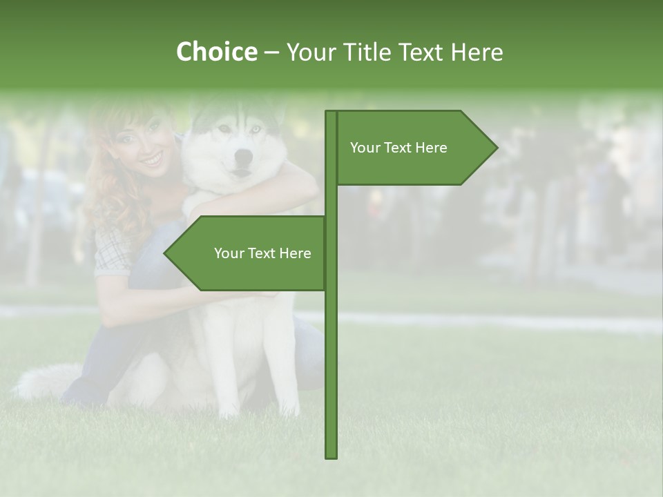White Dog Day PowerPoint Template