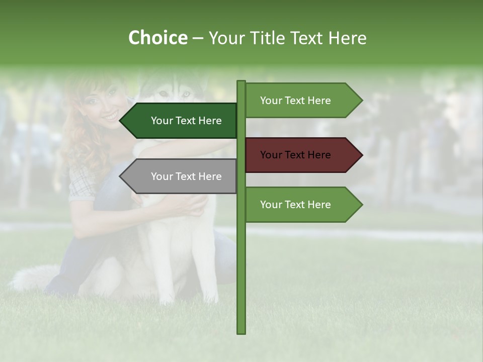 White Dog Day PowerPoint Template