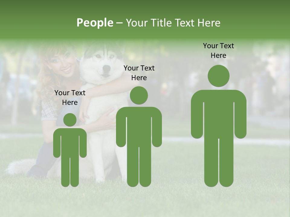 White Dog Day PowerPoint Template