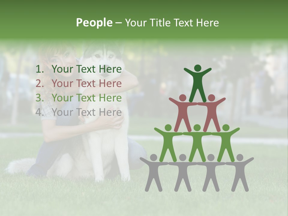 White Dog Day PowerPoint Template