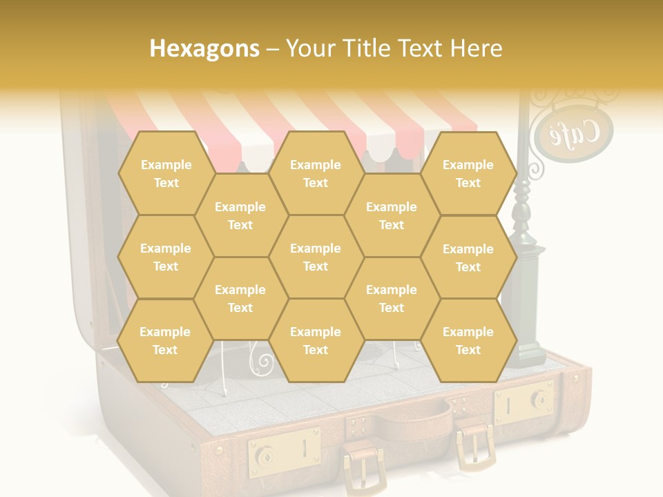 Montmartre Illustration Old PowerPoint Template