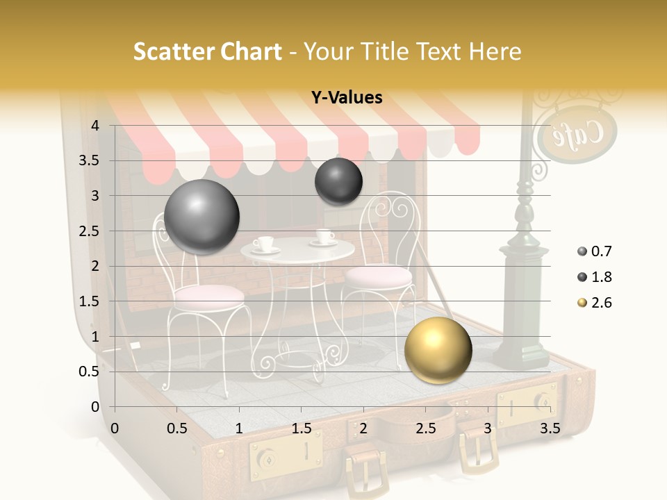 Montmartre Illustration Old PowerPoint Template
